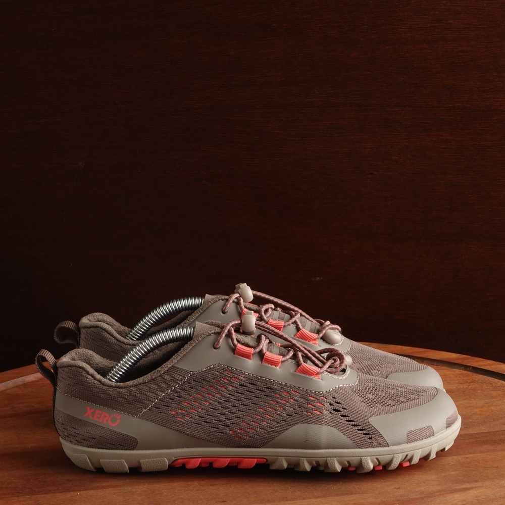 Xero Shoes Sneakers Womens SZ 7.5 Gray Aqua X Sport Athletic Barefoot Minimalist